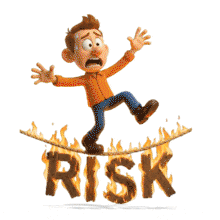 Balancing Risk Under High Pressure Decisions PowerPoint Animation layout preview.