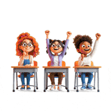 Celebrating Students in Class PowerPoint Animation layout preview.