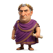 Regal Figure with Scroll PowerPoint Animation layout preview.