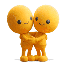 Friendship Hug PowerPoint Animation layout preview.