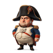 Napoleon Character PowerPoint Animation layout preview.