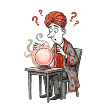 Animated Mystical Fortune Magic Ball PowerPoint Animation layout preview.