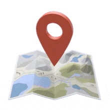 Animated Map Marker Spinning PowerPoint Animation layout preview.