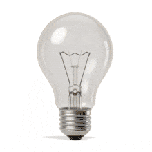 Aniamted Lightbulb Turning On PowerPoint Animation layout preview.