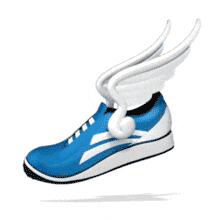 Animated Flying Shoe PowerPoint Animation layout preview.