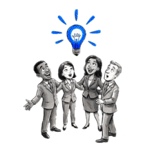 Inspiring Team Collaboration PowerPoint Animation layout preview.