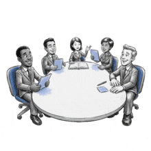 Engaging Team Meeting PowerPoint  for Presentations PowerPoint Animation layout preview.