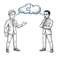 Animated Collaboration Asset for Corporate Decks PowerPoint Animation layout preview.
