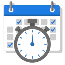 Animated 3D Time Management Presentation Graphic PowerPoint Animation layout preview.