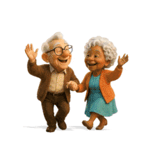 Active Senior Demographic  Asset PowerPoint Animation layout preview.