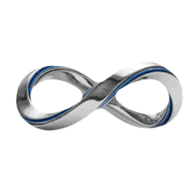Animated Electric Infinity Symbol | Tech & Energy Concept Graphic PowerPoint Animation layout preview.