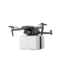 3D Drone Delivery Loop Logistics PowerPoint Animation layout preview.