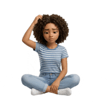 3D Female Character Epiphany Loop Educational PowerPoint Animation layout preview.