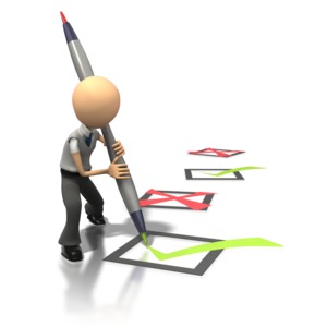Check Marking PowerPoint clipart graphic preview.