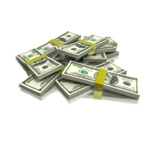 Stack of Money PowerPoint clipart graphic preview.