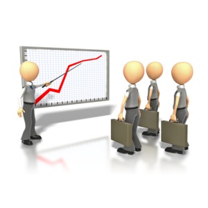 Graph Explanation Team PowerPoint clipart graphic preview.