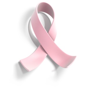 Pink Ribbon Awareness PowerPoint clipart graphic preview.