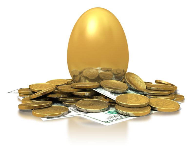 High-resolution clipart illustration of Golden Nest Egg, designed for corporate operations tracking, strategic business execution, and professional reporting.