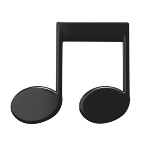 Music Group Eighth Notes PowerPoint clipart graphic preview.