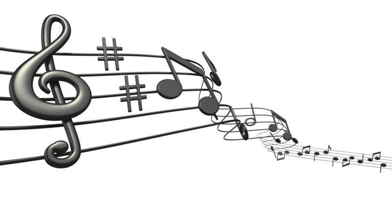 High-resolution clipart illustration of Music Notes Sheet, designed for digital podcast broadcasting, multimedia content creation, and live entertainment event promotions.