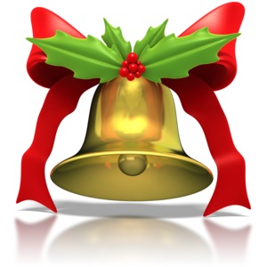 Holly and Bell PowerPoint clipart graphic preview.