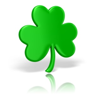 Celtic Shamrock St Patricks Day PowerPoint clipart graphic preview.