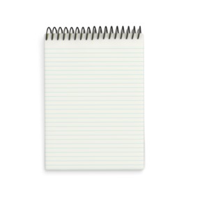 Notebook Pad PowerPoint clipart graphic preview.