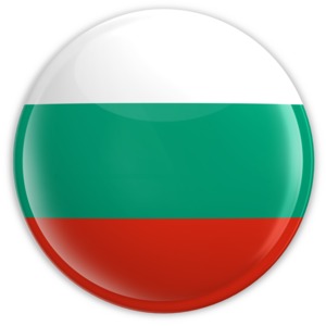 Badge of the Bulgarian Flag PowerPoint clipart graphic preview.