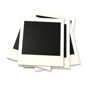 Pile Of Old Photographs PowerPoint clipart graphic preview.