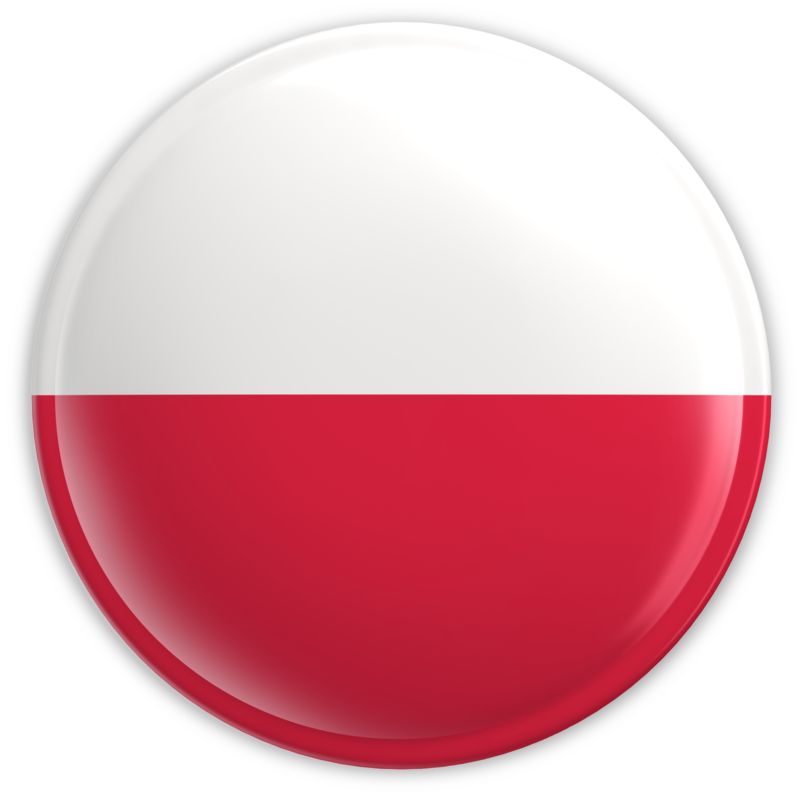 High-resolution clipart illustration of Badge of the Flag of Poland, designed for seasonal marketing campaigns, corporate event presentations, and holiday promotions.