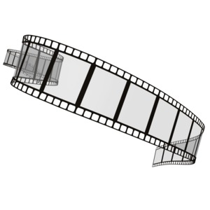 Film Strip PowerPoint clipart graphic preview.