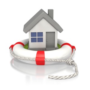 Housing Life Preserver PowerPoint clipart graphic preview.