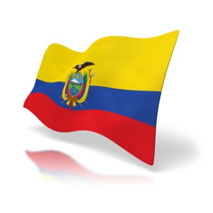 Flag Of Ecuador PowerPoint clipart graphic preview.