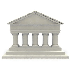 Old Courthouse PowerPoint clipart graphic preview.
