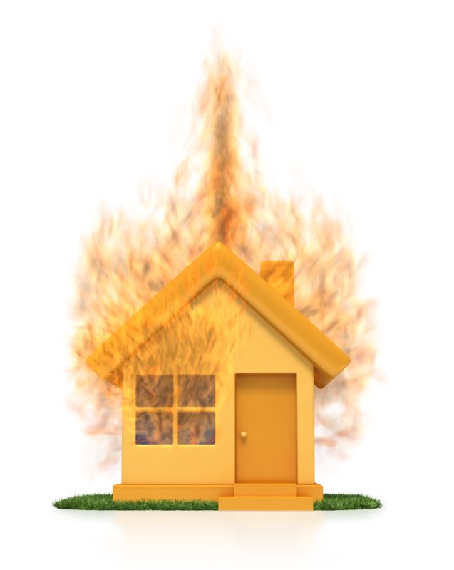 High-resolution clipart illustration of House On Fire , designed for creative multimedia presentations, dynamic visual storytelling, and professional content design.