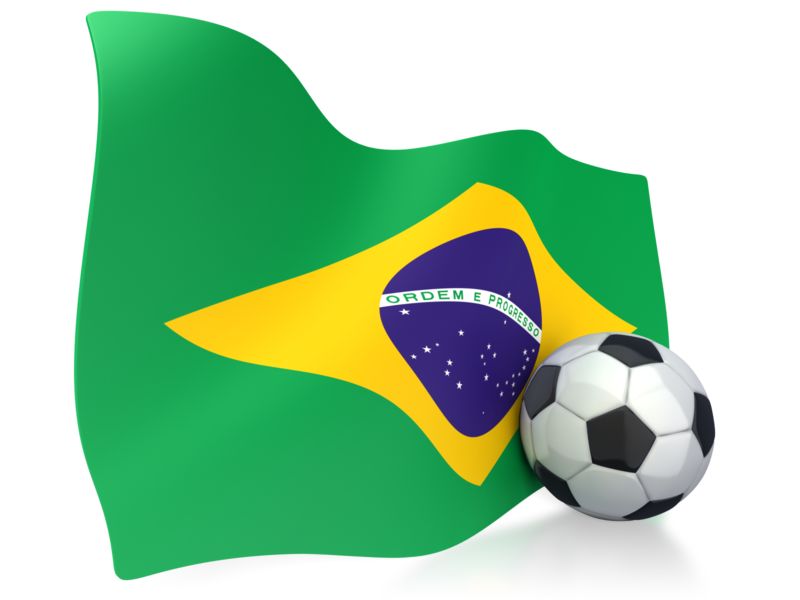 High-resolution clipart illustration of Brazil Flag With Soccer Ball, designed for seasonal marketing campaigns, corporate event presentations, and holiday promotions.