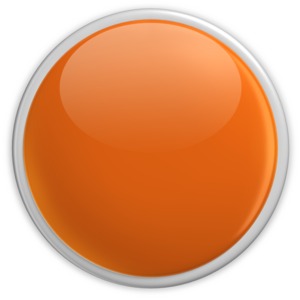 Badge Blank Button Orange PowerPoint clipart graphic preview.