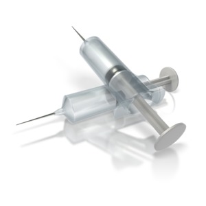Medical Syringes PowerPoint clipart graphic preview.