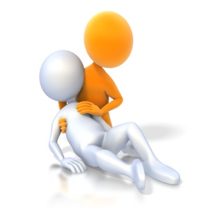 The Good Samaritan PowerPoint clipart graphic preview.