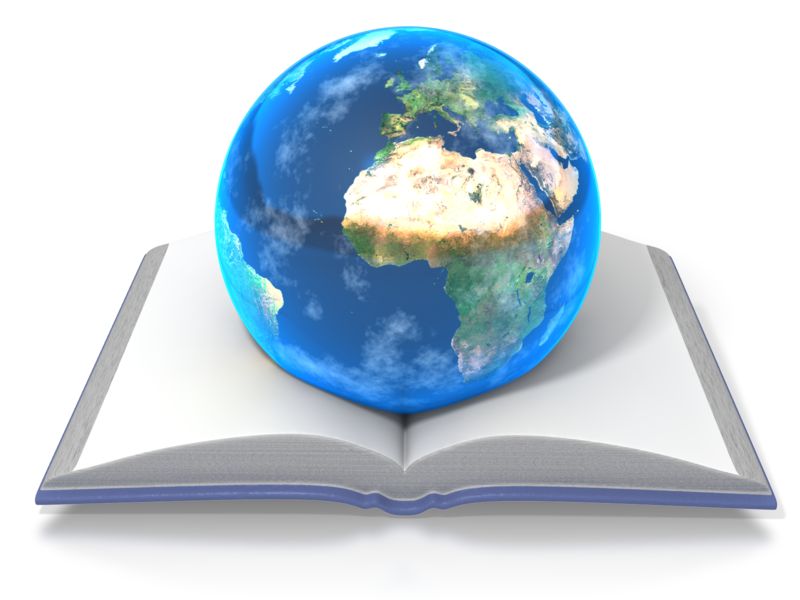High-resolution clipart illustration of Knowledge Opens the World, designed for global supply chain logistics, international market analysis, and regional business expansion tracking.