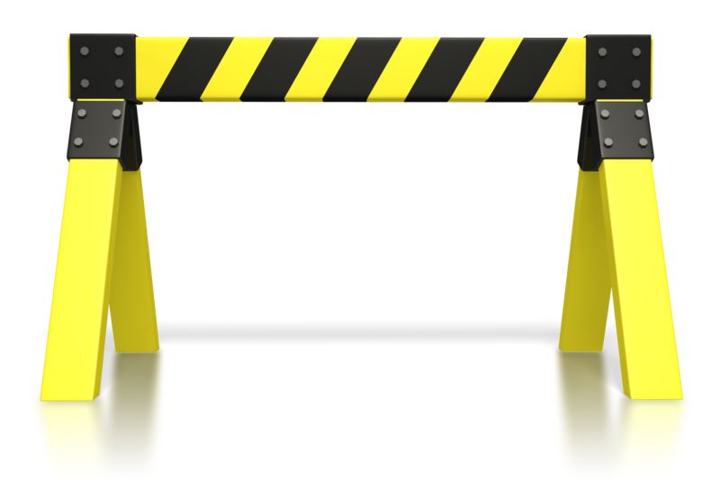 High-resolution clipart illustration of Caution Saw Horse , designed for creative multimedia presentations, dynamic visual storytelling, and professional content design.