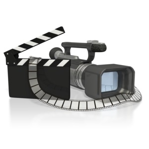 Film Production PowerPoint clipart graphic preview.
