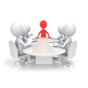 Business Conference PowerPoint clipart graphic preview.