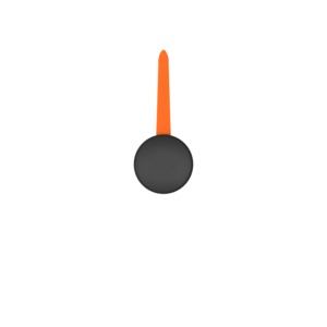 Gauge Needle PowerPoint clipart graphic preview.