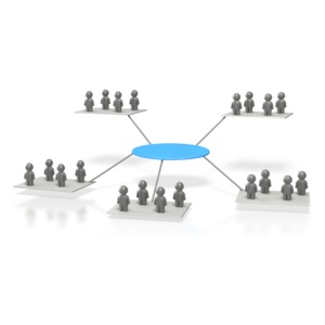 People Platform System PowerPoint clipart graphic preview.