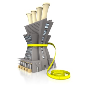 Lean Manufacturing Tape Measure PowerPoint clipart graphic preview.