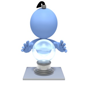 Fortune Teller Crystal Ball PowerPoint clipart graphic preview.