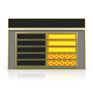 Game Board Sign PowerPoint clipart graphic preview.