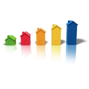 Housing Market Growth PowerPoint clipart graphic preview.