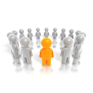 Group Leader Ring PowerPoint clipart graphic preview.